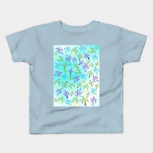 TOPSY Turvy Tropical Palm Trees Kids T-Shirt